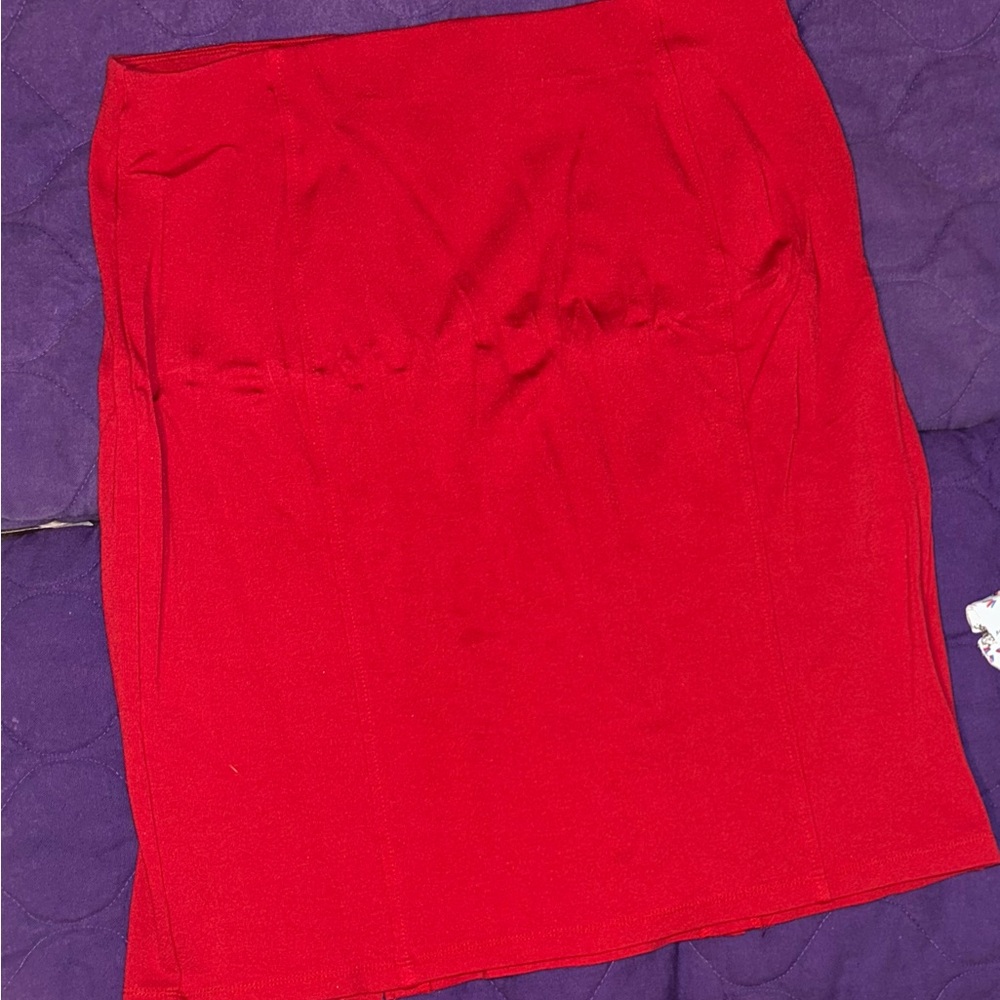 Cato Red skirt, large